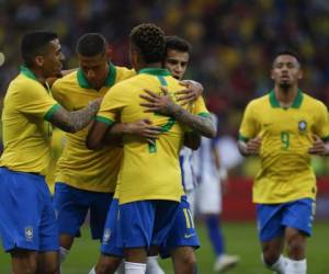 Brasil goleó 7-0 a Honduras previo al inicio de la Copa América 2019.