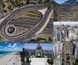 La emergencia por coronavirus ha provocado que el mundo entre en cuarentena para evitar los contagios. Aquí una serie de imágenes tomadas desde lo alto que muestra cómo lucen las ciudades: desoladas ante el encierro de sus habitantes. Fotos: AFP/AP.