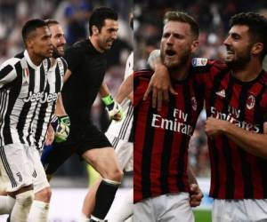 Juventus espera levantar la Copa Italia, pero el Milan aspira a lo mismo. (Fotos: AFP)