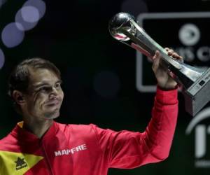 Nadal también ganó el trofeo a mejor jugador . Foto: AP