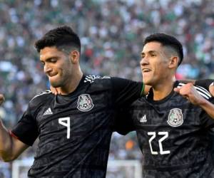 México lidera así su llave con tres puntos, empatada con Canadá, que pasó por encima 4-0 de Martinica. Foto: AFP