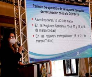 Luego las entregas se harán de forma periódica hasta lograr las dosis que se requieren para inmunizar al 20% de la población, es decir, 1,981,000 personas.