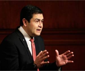 El presidente de Honduras, Juan Orlando Hernández, se encuentra en Washington.