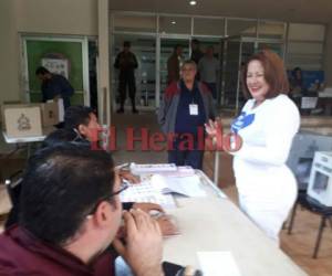 Eva Fernández, miembro de la Alianza de Oposición y aspirante a diputada. (Foto: Mario Urrutia / EL HERALDO).