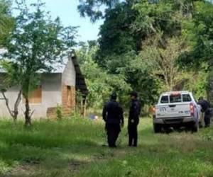 Los cadáveres fueron hallados en una zona deshabitada de la aldea Talgua, Olancho.