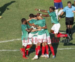 El Monstruo Verde le quitó el invicto a Olimpia y así celebraron los futbolistas.