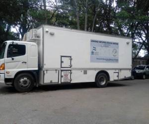 Dos unidades móviles de Medicina Forense iban desde Tegucigalpa hasta Dulce Nombre de Culmí, pero a la altura de Guaimaca se regresaron tras corroborar que todo fue una falsa alarma (Foto: @radioamericahn / EL HERALDO Honduras / Noticias de Honduras / Sucesos de Honduras)