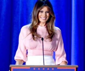 Melania Trump es conocida por ser una mujer muy discreta. Foto: Twitter/MelaniaTrump