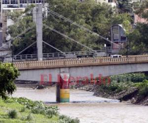 El río Choluteca es monitoreado para evitar desastres en caso de desbordamiento.