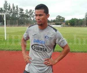 Marco Tulio Vega, delantero de Motagua. Foto: Ronal Aceituno.