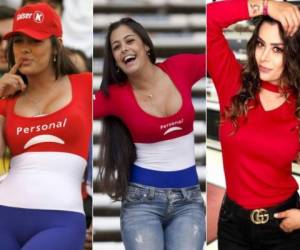 Actualmente, la guapa aficionada de la selección de Paraguay, Larissa Riquelme, tiene 34 años de edad. Mira aquí sus fotos.