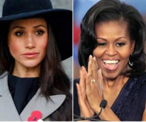 Meghan Markle y la exprimera dama de Estados Unidos, Michelle Obama.