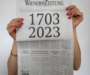 El diario Wiener Zeitung fue fundado en 1703 durante el Imperio Habsburgo y que había resistido a dos guerras mundiales.