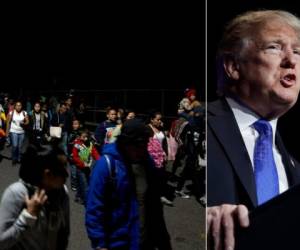 Donald Trump exige la construcción de un muro de acero para bloquear el paso de migrantes ilegales hacia Estados Unidos. (Fotos: AP)