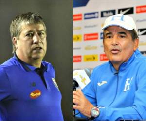 Hernán 'Bolillo' Gómez y Jorge Luis Pinto, los colombianos de la polémica en la Concacaf. (Fotos: Agencias/ AFP / Ronal Aceituno / Grupo Opsa)