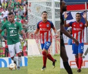 Los tres futbolistas marcaron en la segunda parte. Foto: EL HERALDO.