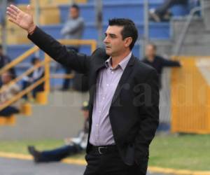 Diego Martín Vazquez, entrenador argentino de los azules de Motagua. Foto: Ronal Aceituno.