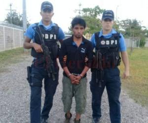 El detenido Julián Amílcar Moncada Mendoza siempre estuvo custodiado por agentes de la Dirección Policial de Investigaciones (DPI).