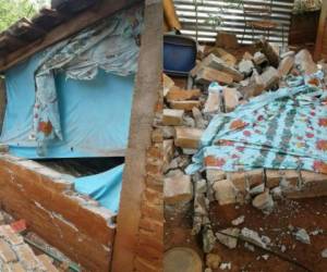 Son 289 las viviendas que presentan daños y 11 que quedaron totalmente destruidas por los más de 500 sismos registrados. Foto Cortesía