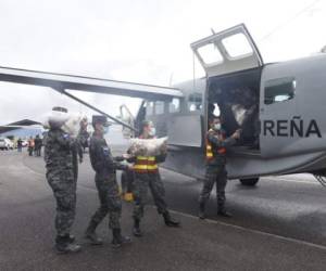 Minutos antes de partir hacia la remota zona al nororiente del país. Foto: Cortesía