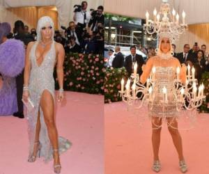 Jennifer Lopez y Katy Perry llegaron la Met Gala 2019 que se realiza en Nueva York. Foto: Agencia AFP