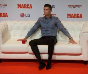 Cristiano Ronaldo en el momento de la confesión. Foto: AP.