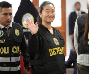 La líder opositora Keiko Fujimori fue detenida desde hace una semana tras ser acusada por la fiscalía de recibir dinero de la constructora brasileña Odebrecht.