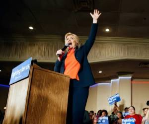 Clinton se impuso en cuatro de los seis estados en juego el martes — California, New México, South Dakota y New Jersey. Foto:AP