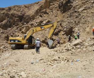 Las esperanzas de encontrar con vida a los mineros Miguel Ángel y Eder Onán Rodríguez son mínimas y a medida que transcurren las horas se tornan a cero, fotos: El Heraldo.