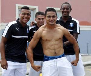 Los jugadores del Honduras Progreso están listos para realizar la prueba antidoping sugerida por Héctor Vargas (Foto: Neptalí Romero/OPSA)