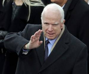 Jonh McCain murió este sábado a causa del cáncer cerebral. Foto: Agencia AFP
