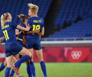 La selección europea quiere ratificar su gran momento en los Juegos Olímpicos con la tan anhelada medalla de oro en el fútbol femenino. Foto: AFP