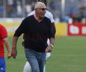 Manuel Keosseián, entrenador uruguayo del Olimpia. Foto: Ronal Aceituno / El Heraldo.