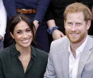 Meghan Markle junto a su esposo el príncipe Harry. Foto: Agencia AFP