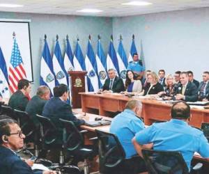 Delegaciones de alto nivel de Honduras y Estados Unidos comenzaron la semana anterior a discutir los alcances del plan migratorio. Foto: EL HERALDO.