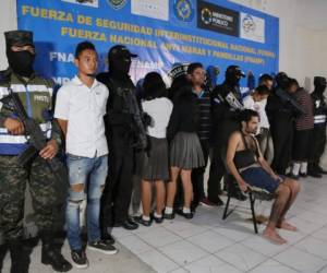 Las supuestas estudiantes del Instituto Central Vicente Cáceres fueron capturadas junto a un grupo de presuntos integrantes de diferentes estructuras criminales.