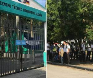 El Técnico Hondureño Alemán es uno de los colegios que permanece cerrado. Foto: HRN