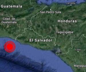 El epicentro se produjo frente a la costa del departamento de Ahuachapán, a 28 kilómetros al suroeste de Playa Metalío.