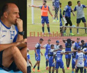 El estratega uruguayo Fabián Coito convocó a 28 jugadores que se preparan para medirse contra Nicaragua el 17 de julio. Fotos: El Heraldo