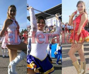 Estas hermosas palillonas han encantado en las primeras horas del los desfiles patrios de 2017. Fotos: Johny Magallanes/ELHERALDO