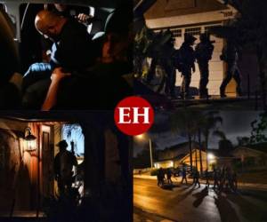 En allanamientos el miércoles por la madrugada, agentes federales en diversas partes de Estados Unidos culminaron una investigación de seis meses con el objetivo principal de desmantelar a los altos mandos del Cártel Jalisco Nueva Generación (CJNG). Fotos: Agencia AP.