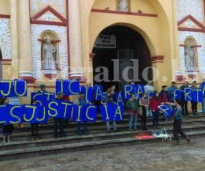 Un grupo de personas del municipio de San Cristobal de las Casas del estado de Chiapas, México se unieron a la acción de respaldo para el esclarecimiento del caso Berta Cáceres.