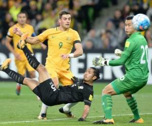 Australia venció a Tailandia en su casa con un marcador de 2-1 en las eliminatorias rumbo a Rusia 2018. (AFP)