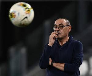 Sarri tomó las riendas de la Juventus al comienzo de la temporada en sustitución de Massimiliano Allegri. Foto: AFP