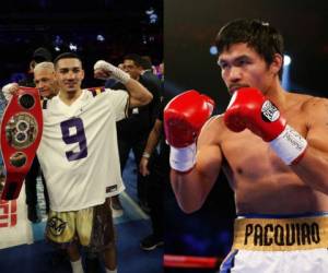 El hondureño tiene la ilusión de ser el campeón mundial en las diferentes categorías de peso, tal y como el caso del legendario boxeador filipino. Fotos: AFP