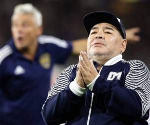 El psicólogo destacó que Maradona 'está con muchas ganas de salir adelante'. Foto: AFP