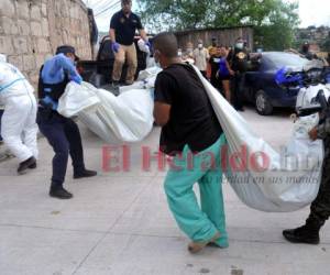 El pasado 19 de septiembre, tres hermanas fueron acribilladas en un callejón de la colonia Izaguirre de Tegucigalpa. Foto: Marvin Salgado | EL HERALDO.