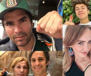 Eduardo Verástegui, Juanpa Zurita, Gael García Bernal y Andrea Legarreta son algunos de los famosos que ya acudieron a votar en las elecciones de México este domingo.