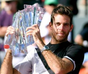 Juan Martín del Potro se impuso ante el mejor tenista de la historia, Roger Federer. (AFP)