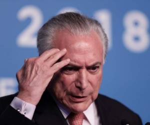 Temer fue detenido por presunta corrupción. Foto AFP